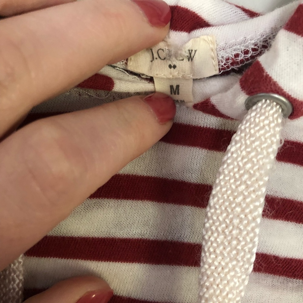 Lightweight J Crew Sweatshirt, with Hood - Picture 2 of 3